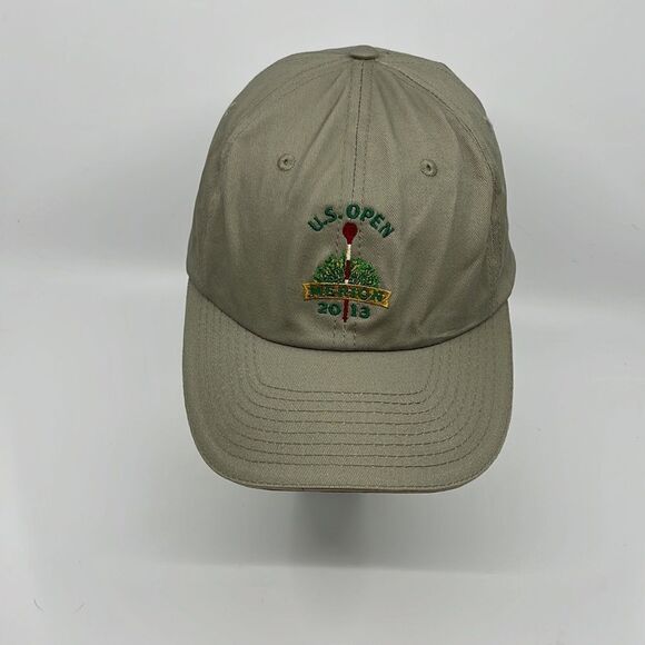 2013 US Open Merion USGA Golf Adjustable Cap/Hat Khaki Beige USGA Member - Picture 4 of 14